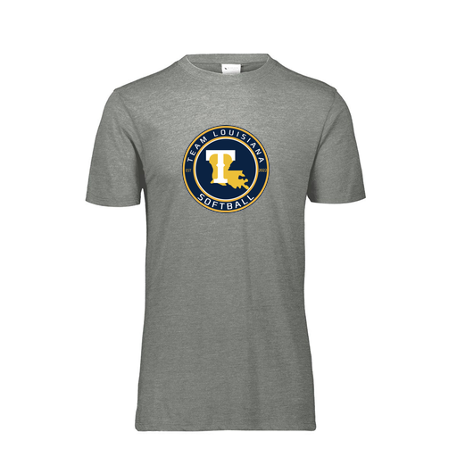 [FTSCUBGY-AS-LOGO1] Decker Men's Tri-Blend T-Shirt - Short Sleeve (Adult S, Gray, Logo 1)