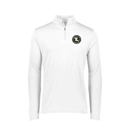 [FTLQFLWH-FAXS-LOGO1] Decker Women's Flex-Lite 1/4 Zip Shirt (Female Adult XS, White, Logo 1)