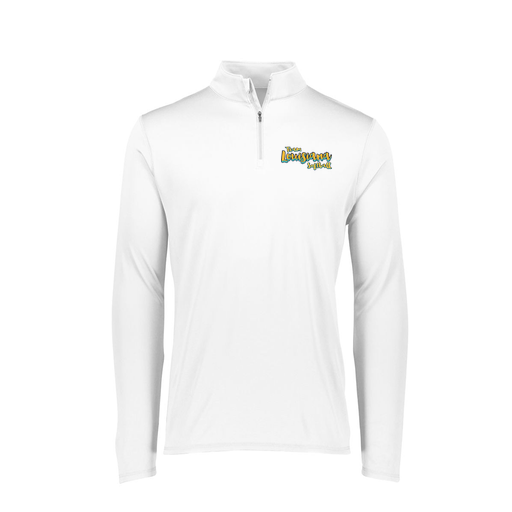 [FTLQFLWH-FAXS-LOGO2] Decker Women's Flex-Lite 1/4 Zip Shirt (Female Adult XS, White, Logo 2)