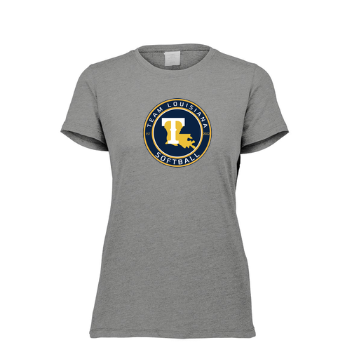 [FTSCUBGY-FAXS-LOGO1] Decker Women's Tri-Blend T-Shirt - Short Sleeve (Female Adult XS, Gray, Logo 1)