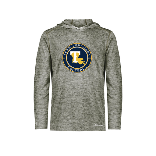 [FOLHCGGY-AS-LOGO1] Decker Men's Charge Hoodie (Adult S, Gray, Logo 1)