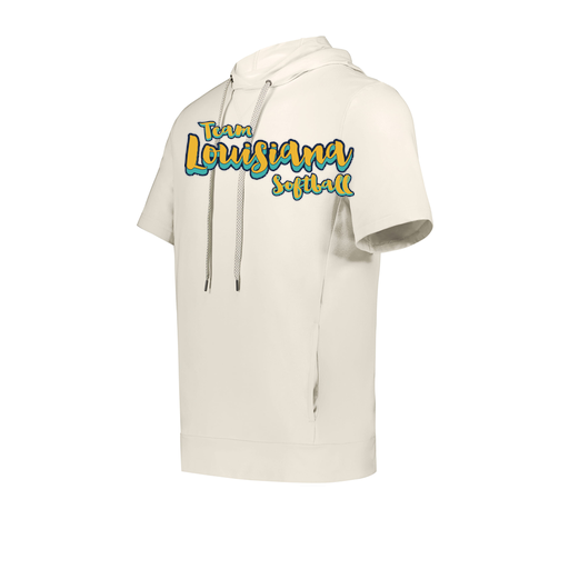 [222605-WHT-YS-LOGO2] YOUTH VENTURA SOFT KNIT SHORT SLEEVE HOODIE (Youth S, White, Logo 2)